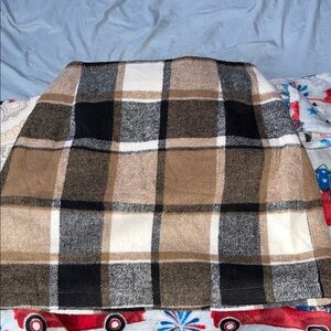 Plaid skirt